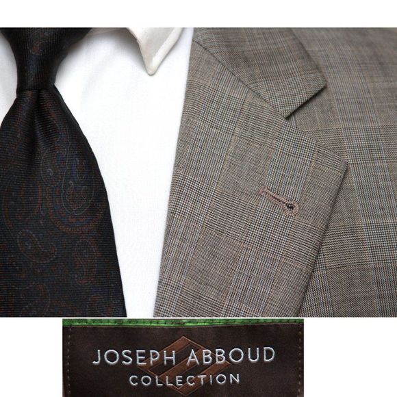 48R Joseph Abboud Men's Blazer Sport Coat Jacket Wool Made in USA C050324 - Picture 4 of 10